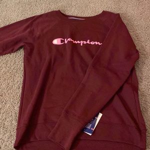 Burgundy Champion Crewneck